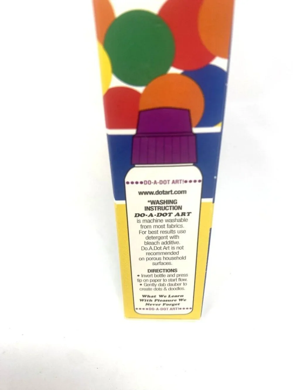 Do A Dot Art! Markers 6 Pack Rainbow Washable Paint Markers Sponge Applicator
